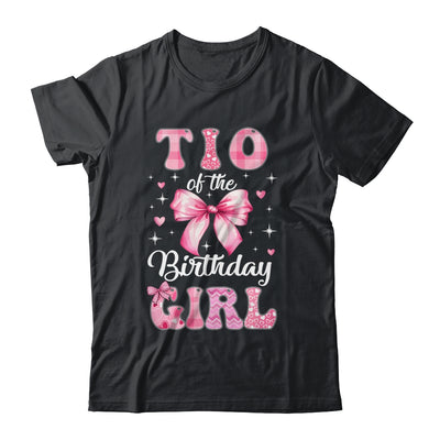 Tio Of Birthday Girl Coquette Bow Matching Family Shirt & Hoodie | teecentury