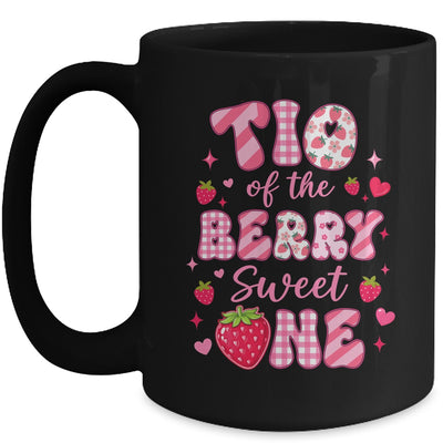 Tio Of The Berry Sweet One Strawberry First Birthday Mug | teecentury