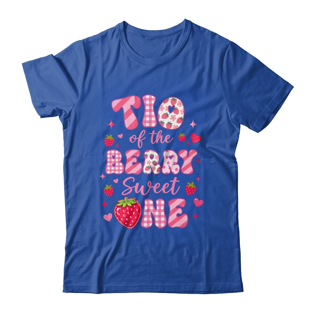 Tio Of The Berry Sweet One Strawberry First Birthday Shirt & Hoodie | teecentury