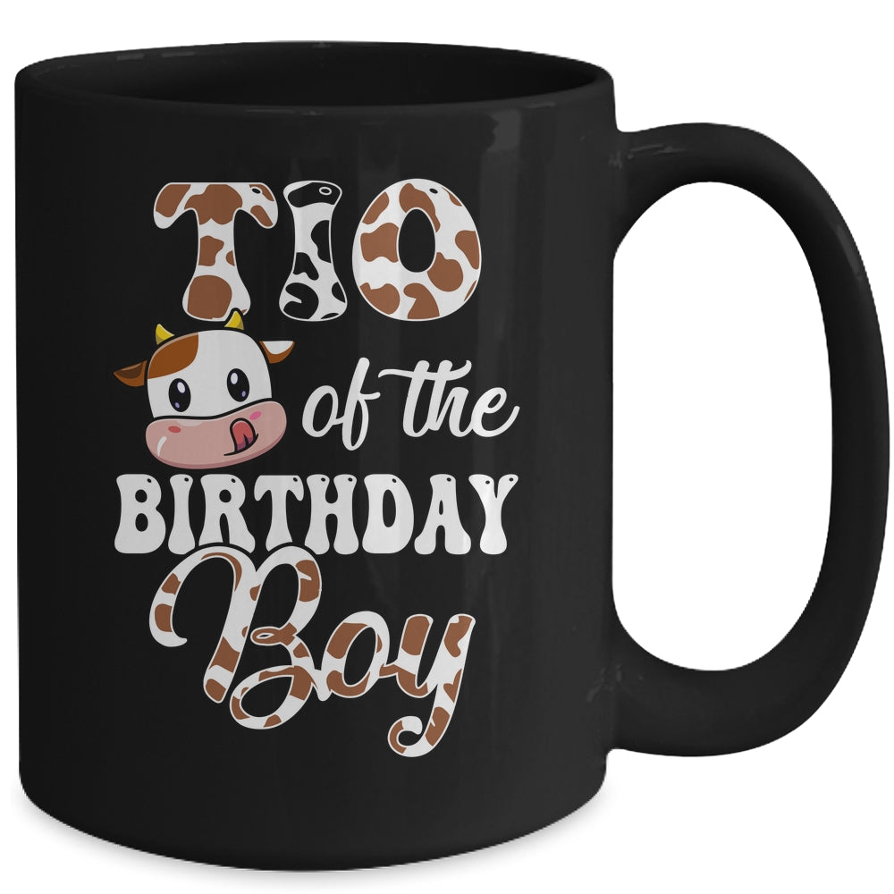 Tio Of The Birthday Boy Cow Farm 1st Birthday Boy Mug | teecentury