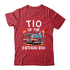 Tio Of The Birthday Boy Fire Truck Firefighter 1st Party Shirt & Hoodie | teecentury