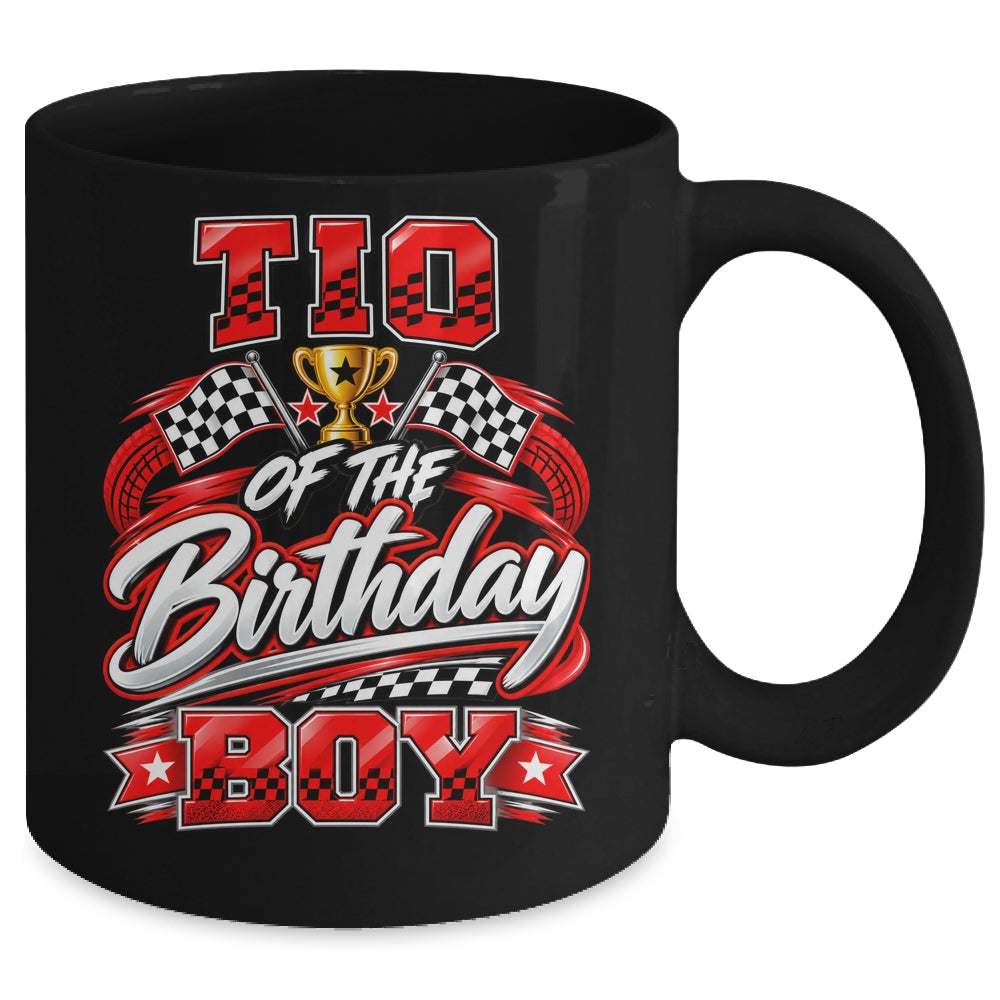 Tio Of The Birthday Boy Race Car Family Pit Crew Mug | teecentury