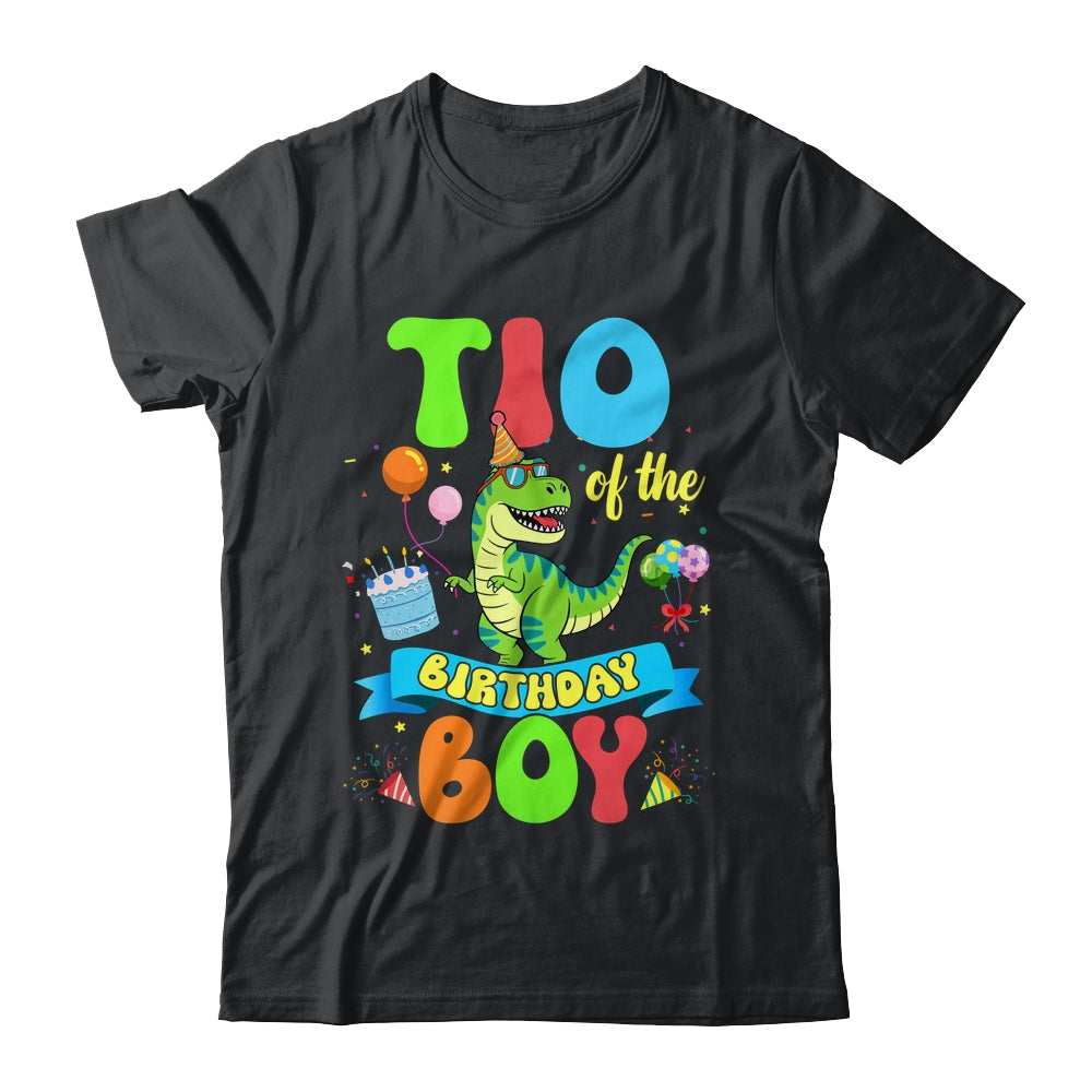 Tio Of The Birthday Boy TRex Dinosaur Birthday Family Shirt & Hoodie | teecentury