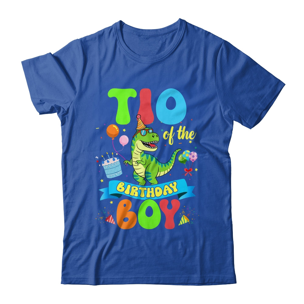 Tio Of The Birthday Boy TRex Dinosaur Birthday Family Shirt & Hoodie | teecentury
