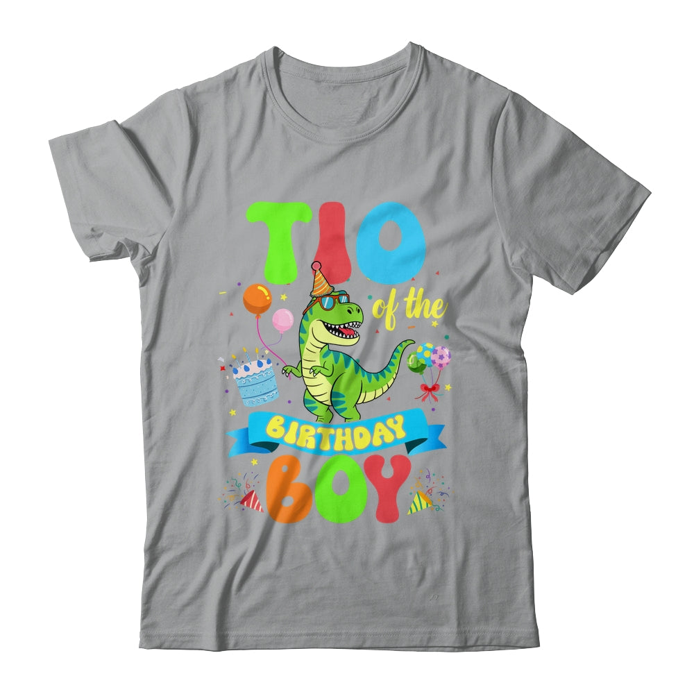 Tio Of The Birthday Boy TRex Dinosaur Birthday Family Shirt & Hoodie | teecentury