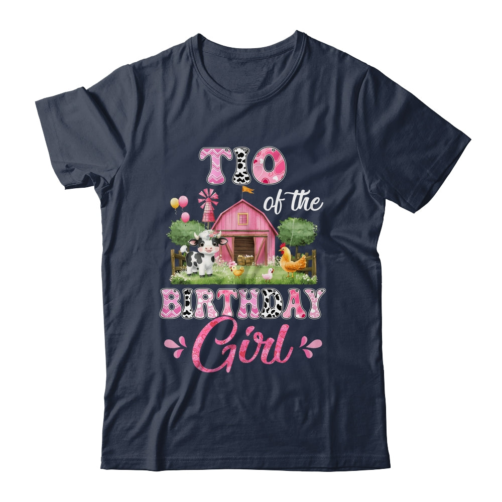 Tio Of The Birthday Girl 1st Birthday Cow Farm Family Shirt & Hoodie | teecentury