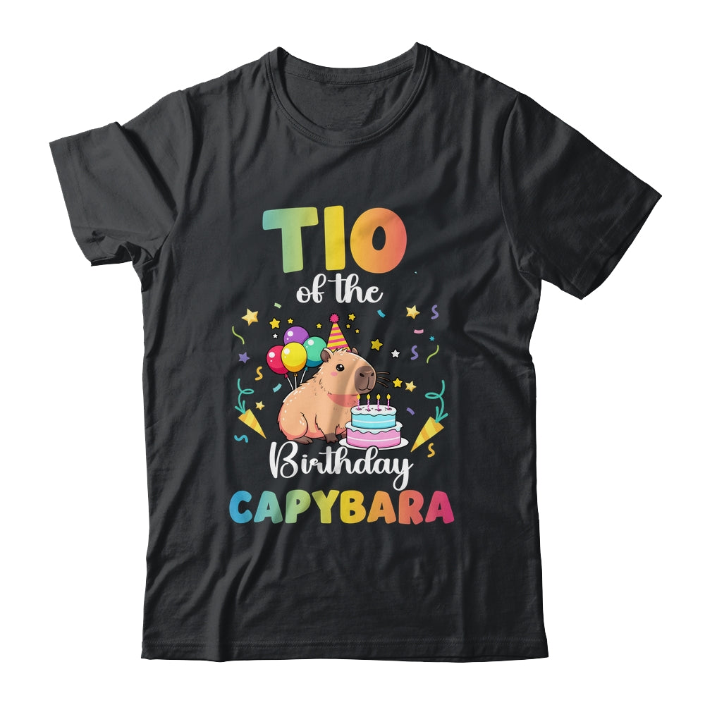 Tio Of The Birthday Girl Capybara Bday Party Family Shirt & Hoodie | teecentury