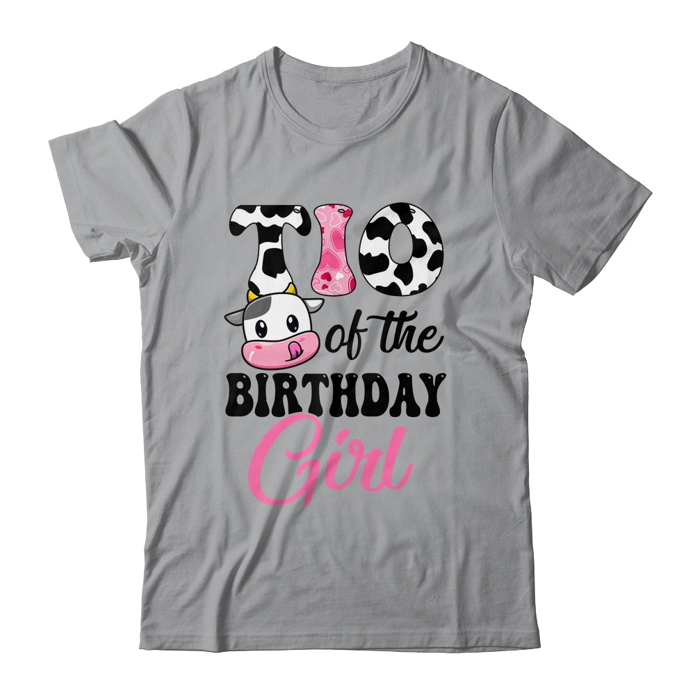 Tio Of The Birthday Girl Cow Farm 1st Birthday Girl Shirt & Hoodie | teecentury