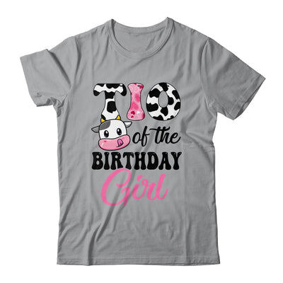 Tio Of The Birthday Girl Cow Farm 1st Birthday Girl Shirt & Hoodie | teecentury