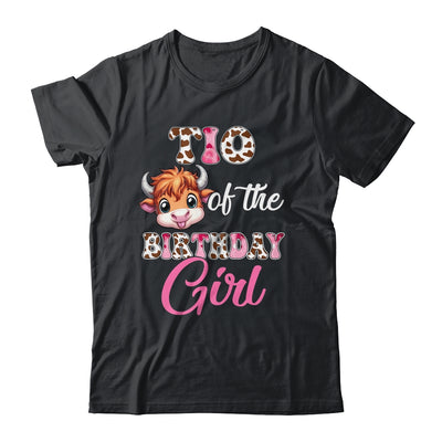 Tio Of The Birthday Girl Highland Cow Farm 1st Birthday Shirt & Hoodie | teecentury