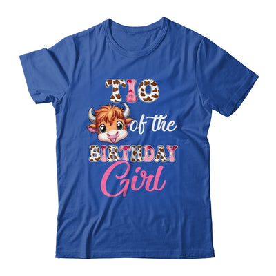 Tio Of The Birthday Girl Highland Cow Farm 1st Birthday Shirt & Hoodie | teecentury