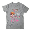 Tio Of The Birthday Girl Highland Cow Farm 1st Birthday Shirt & Hoodie | teecentury