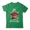 Tio Of The Birthday Girl Highland Cow Farm Family Shirt & Hoodie | teecentury