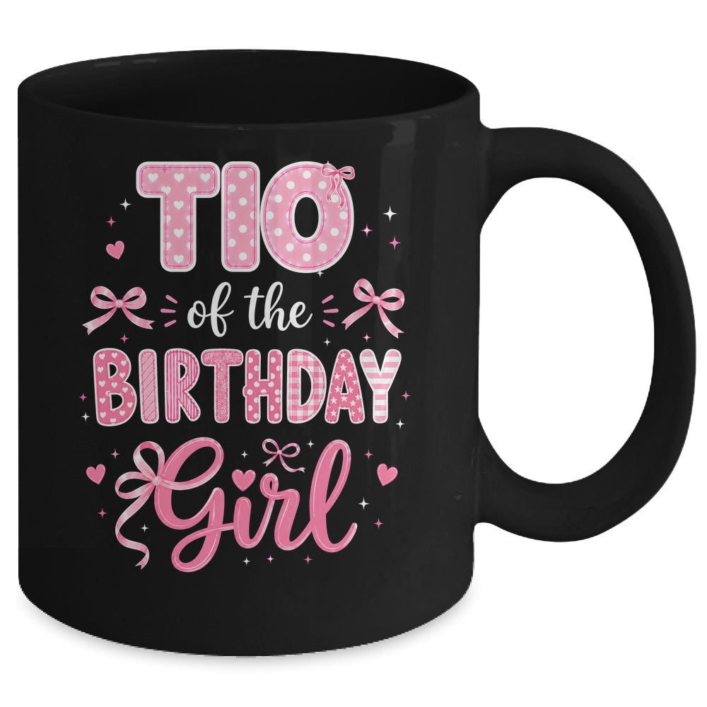 Tio Of The Birthday Girl Matching Pink Coquette Bow Mug | teecentury