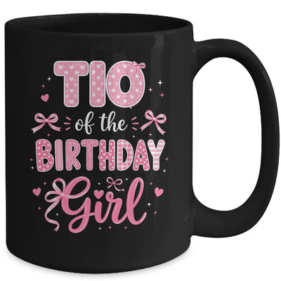 Tio Of The Birthday Girl Matching Pink Coquette Bow Mug | teecentury