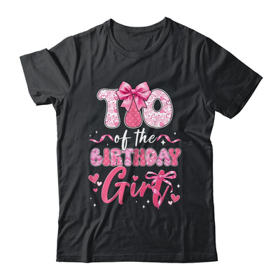 Tio Of The Birthday Girl Pink Coquette Bow Family Shirt & Hoodie | teecentury