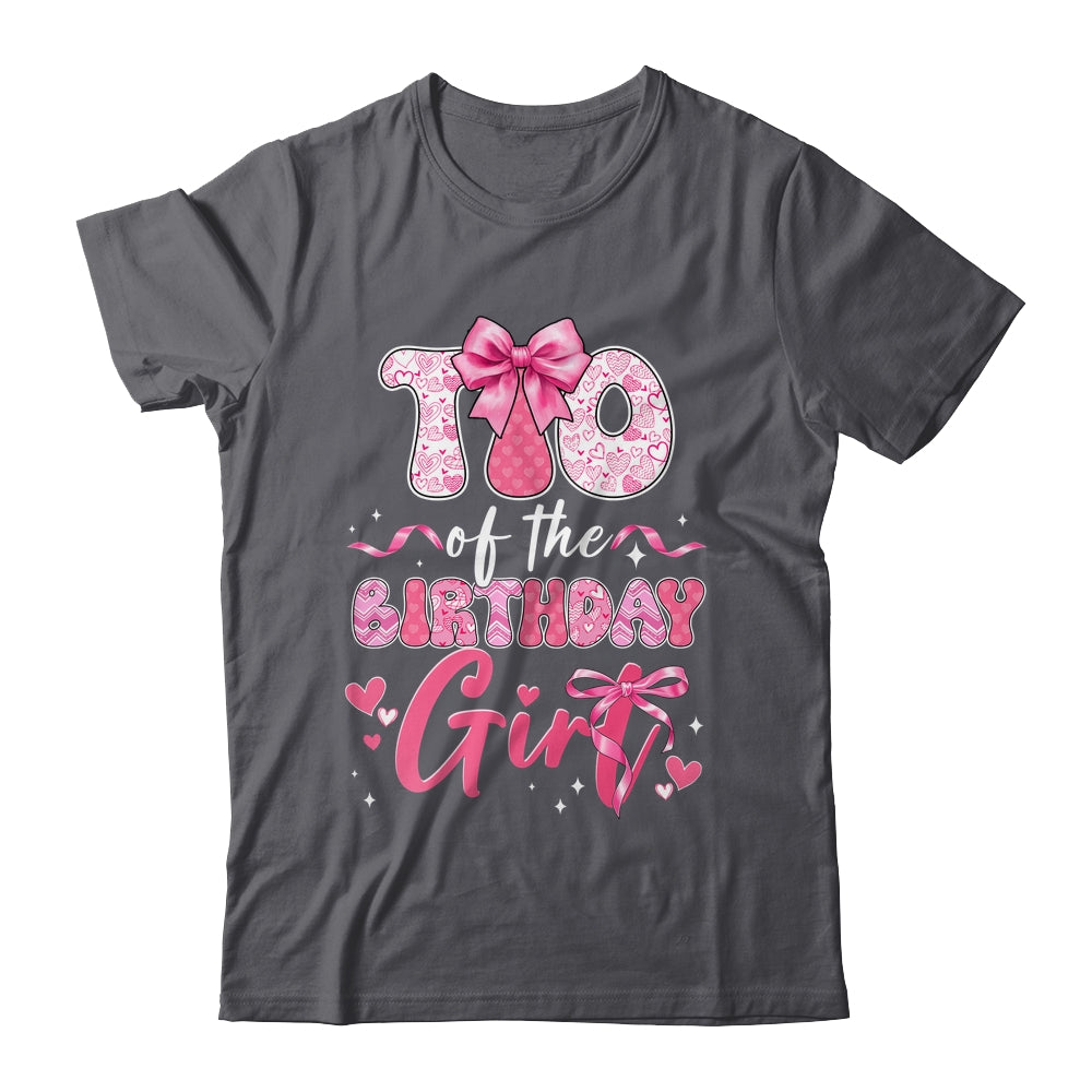 Tio Of The Birthday Girl Pink Coquette Bow Family Shirt & Hoodie | teecentury