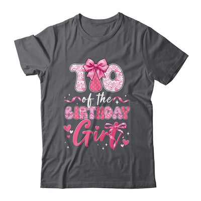 Tio Of The Birthday Girl Pink Coquette Bow Family Shirt & Hoodie | teecentury