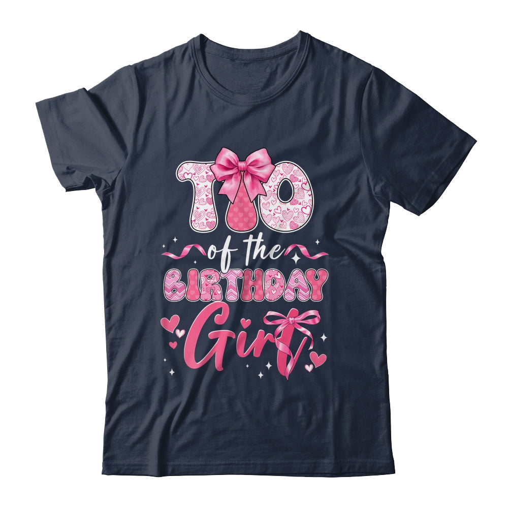Tio Of The Birthday Girl Pink Coquette Bow Family Shirt & Hoodie | teecentury