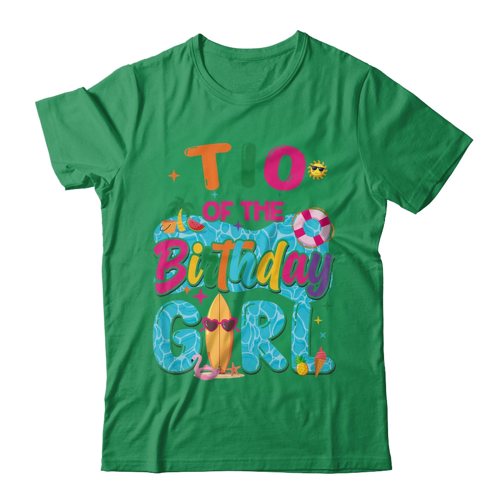 Tio Of The Birthday Girl Pool Party Beach Family Matching Shirt & Hoodie | teecentury