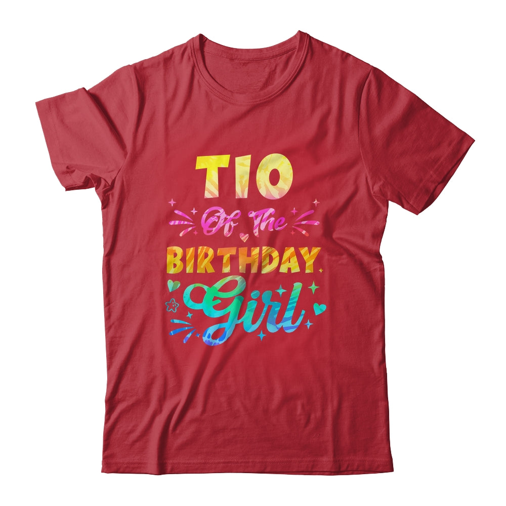 Tio Of The Birthday Girl Tie Dye 1st Birthday Family Shirt & Hoodie | teecentury