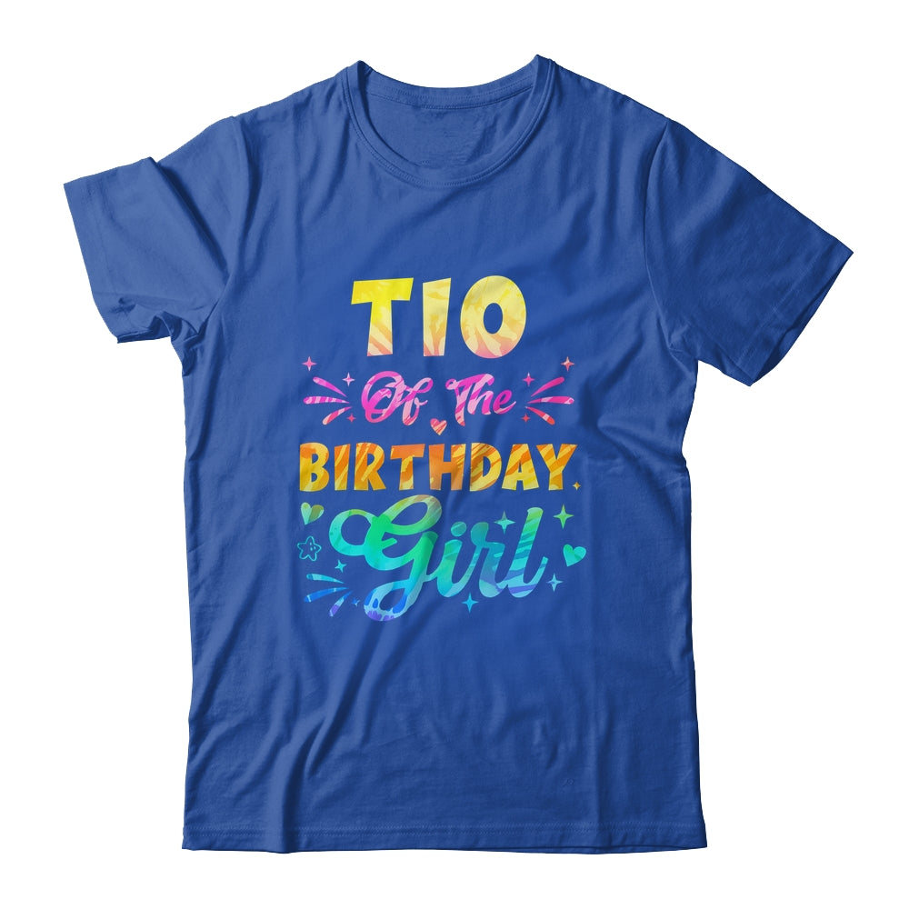 Tio Of The Birthday Girl Tie Dye 1st Birthday Family Shirt & Hoodie | teecentury