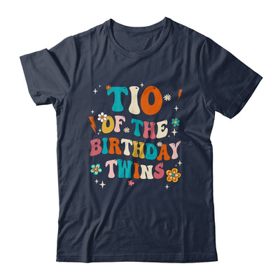 Tio Of The Birthday Twins Boys Girls Party Retro Bday Shirt & Hoodie | teecentury