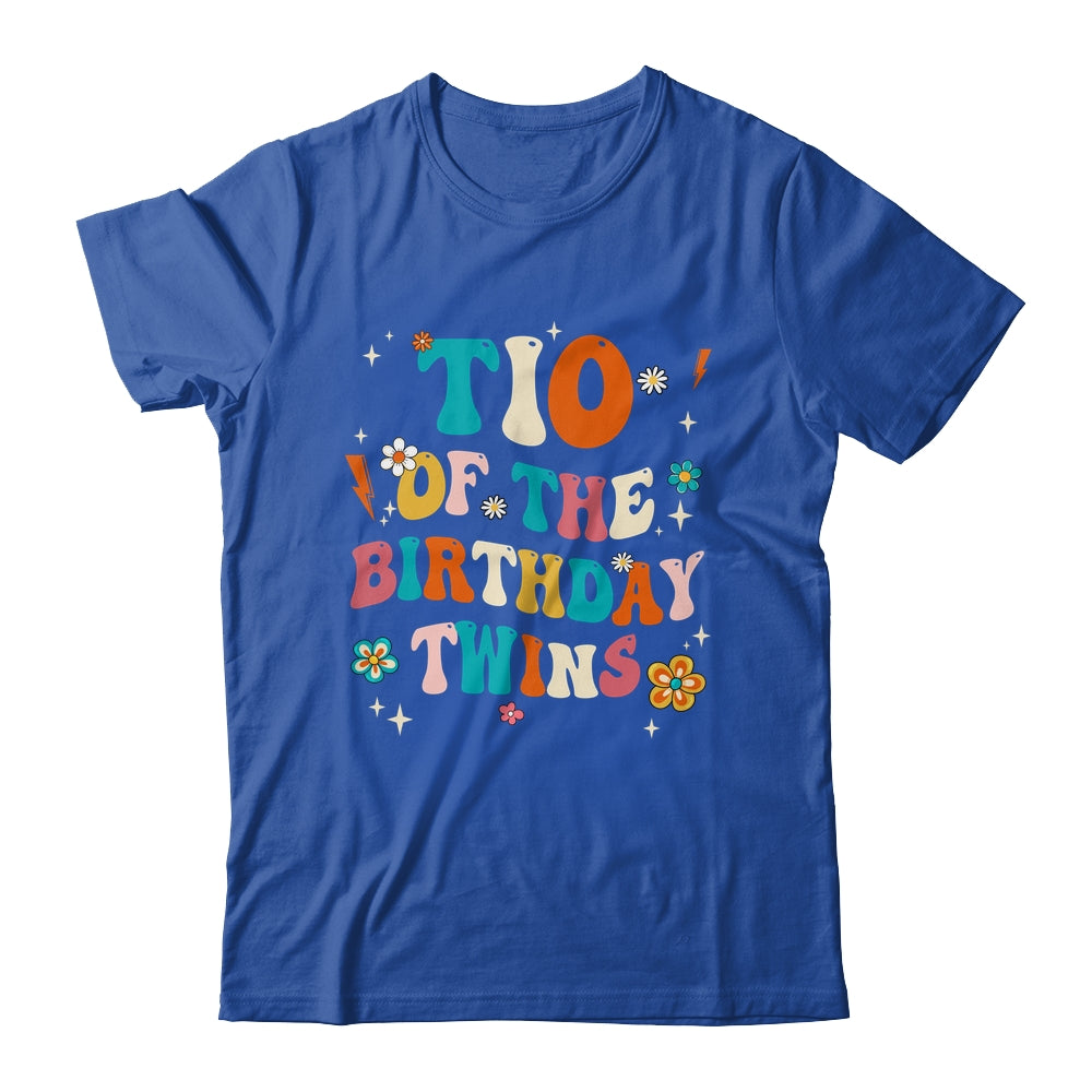 Tio Of The Birthday Twins Boys Girls Party Retro Bday Shirt & Hoodie | teecentury