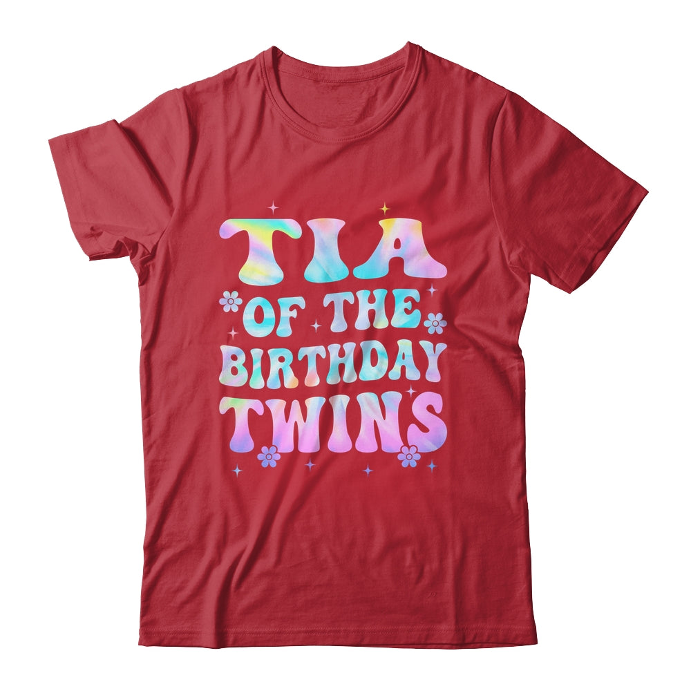 Tio Of The Birthday Twins Girls Kids Party Retro Bday Shirt & Hoodie | teecentury
