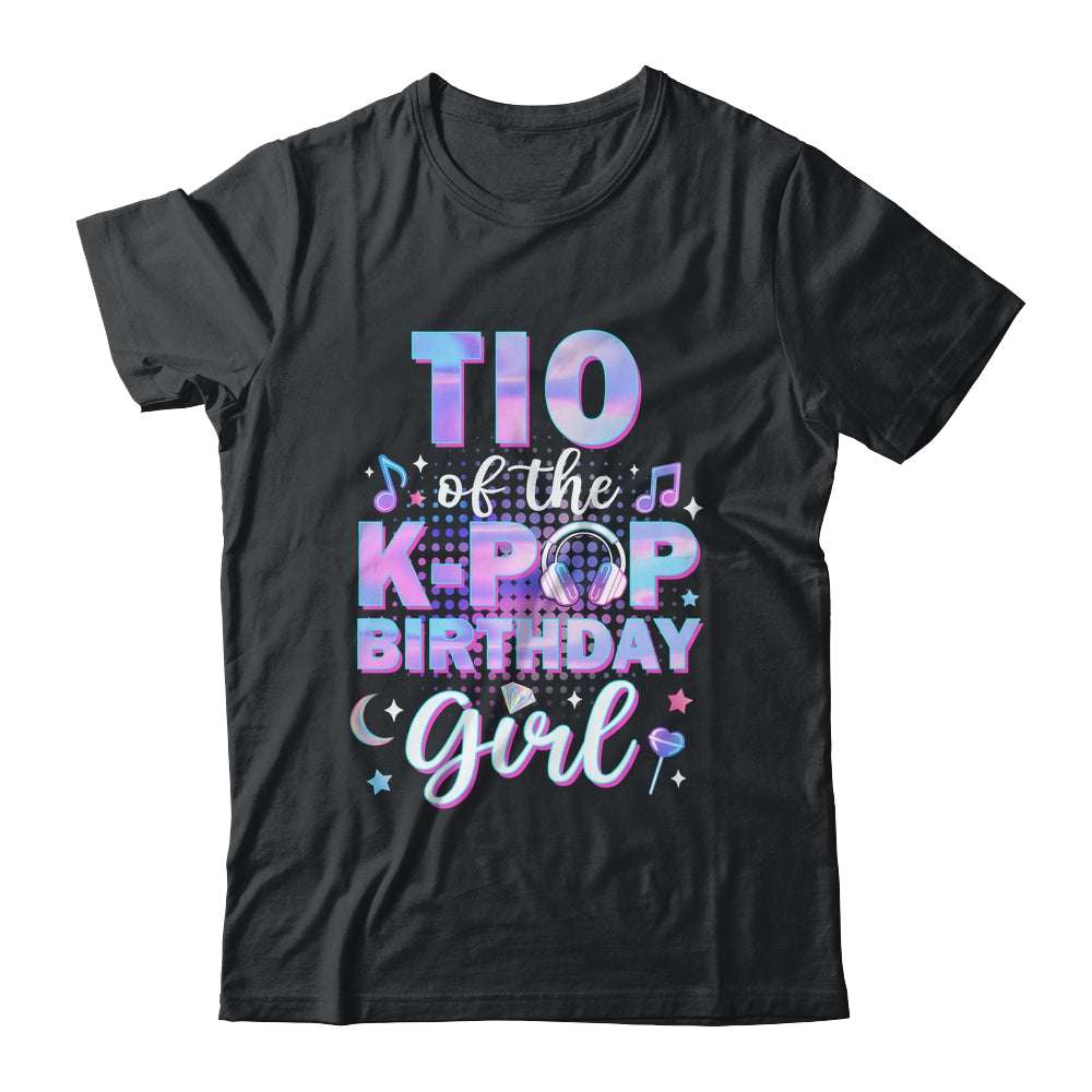 Tio Of The K-Pop Birthday Girl Matching Family Music Shirt & Hoodie | teecentury