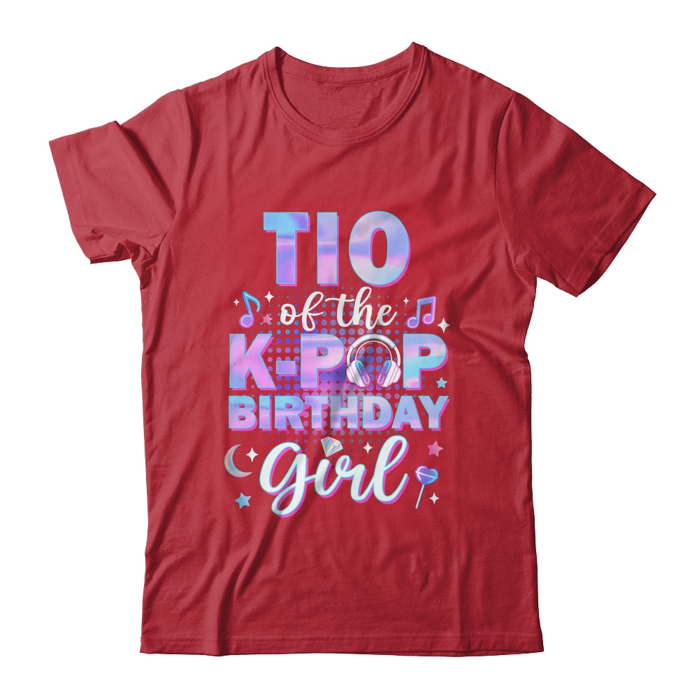 Tio Of The K-Pop Birthday Girl Matching Family Music Shirt & Hoodie | teecentury