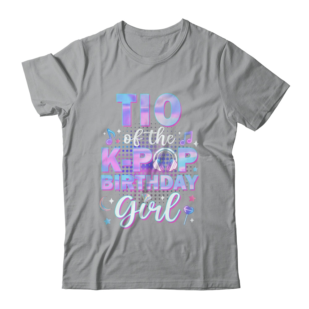 Tio Of The K-Pop Birthday Girl Matching Family Music Shirt & Hoodie | teecentury