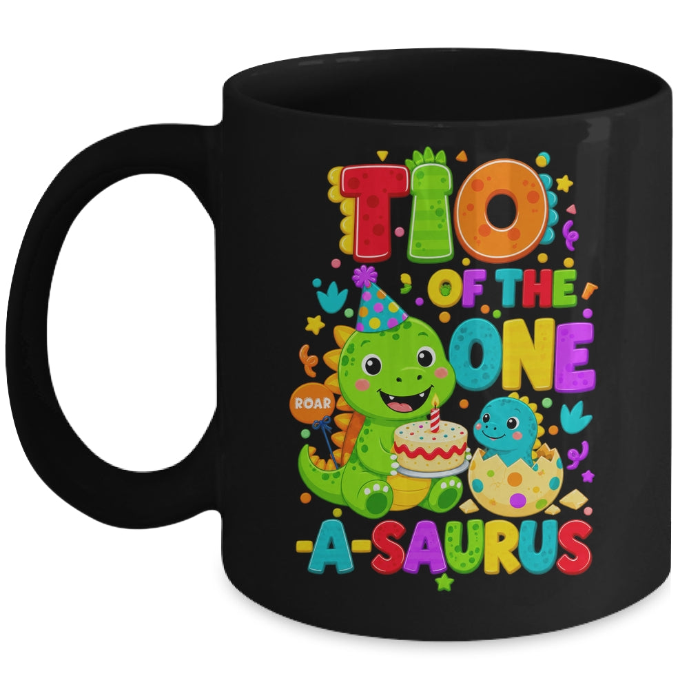 Tio Of The One-A-Saurus 1St Birthday Boy T-Rex Dinosaur Mug | teecentury