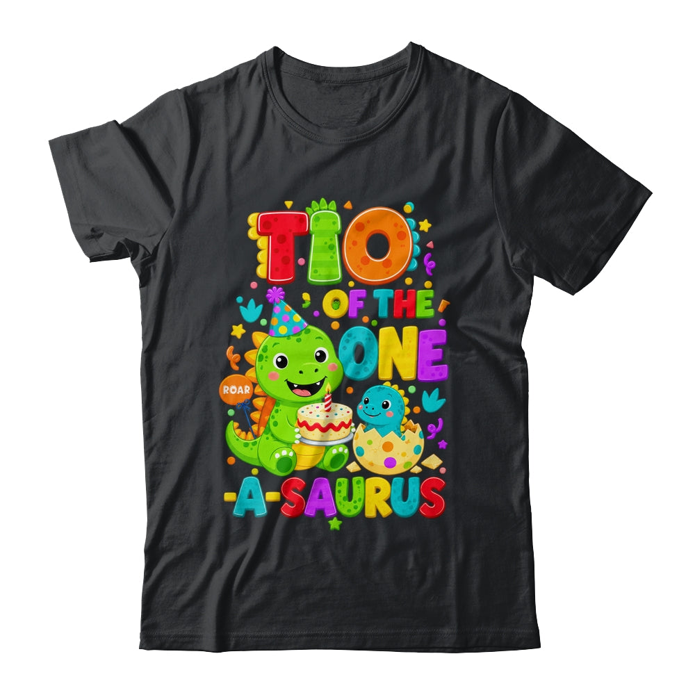 Tio Of The One-A-Saurus 1St Birthday Boy T-Rex Dinosaur Shirt & Hoodie | teecentury