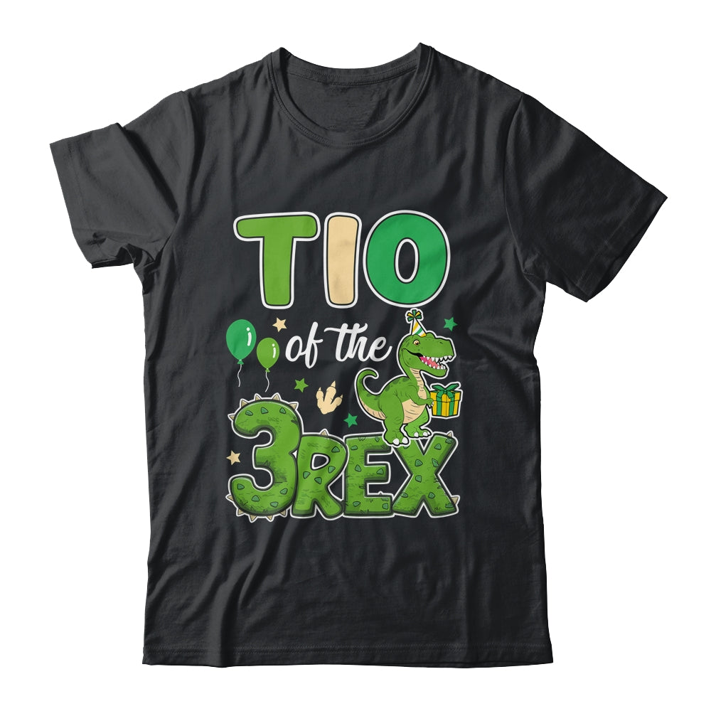 Tio Of The Three Rex Birthday Dinosaur Family Matching Shirt & Hoodie | teecentury