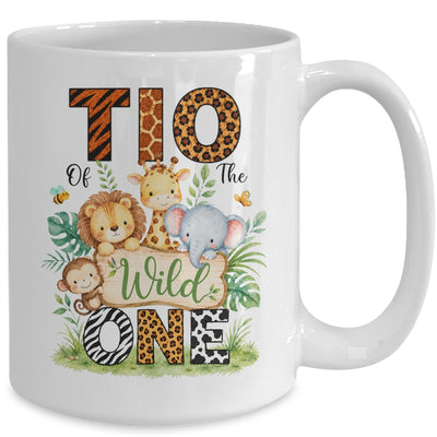 Tio Of The Wild One First Birthday Boy Jungle Safari Mug | teecentury