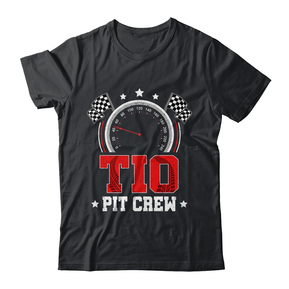 Tio Pit Crew Race Car Birthday Party Racing Family Shirt & Hoodie | teecentury
