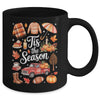 Tis The Season Pumpkin Autumn Fall Y'all Leaves Thanksgiving Mug | teecentury