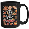 Tis The Season Pumpkin Autumn Fall Y'all Leaves Thanksgiving Mug | teecentury