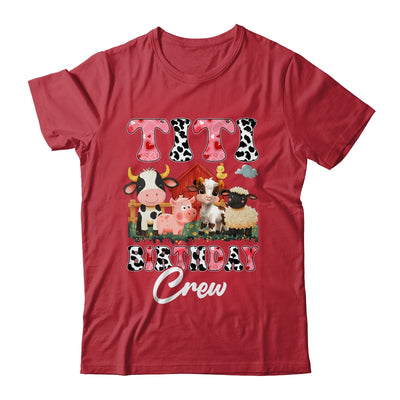 Titi Birthday Crew Farm Cow Birthday Boy Girl Family Shirt & Hoodie | teecentury