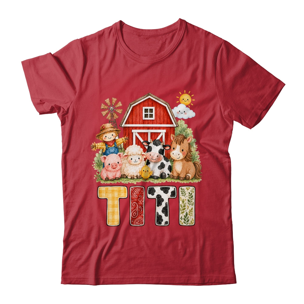 Titi Farm Cow 1St Birthday Girl Boy Matching Family Shirt & Hoodie | teecentury