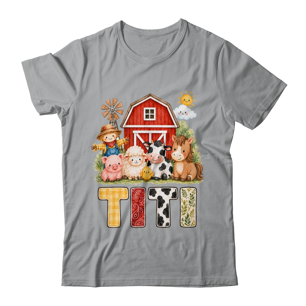 Titi Farm Cow 1St Birthday Girl Boy Matching Family Shirt & Hoodie | teecentury