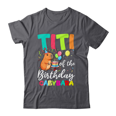 Titi Of The Birthday Capybara Girl Bday Party Family Shirt & Hoodie | teecentury