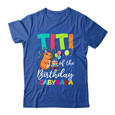 Titi Of The Birthday Capybara Girl Bday Party Family Shirt & Hoodie | teecentury