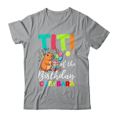 Titi Of The Birthday Capybara Girl Bday Party Family Shirt & Hoodie | teecentury