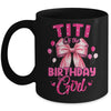 Titi Of The Birthday Girl Coquette Bow Matching Family Mug | teecentury
