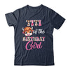 Titi Of The Birthday Girl Highland Cow Farm 1st Birthday Shirt & Hoodie | teecentury