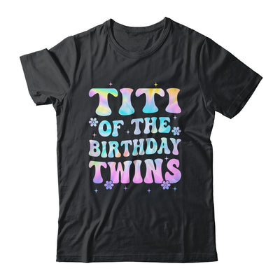 Titi Of The Birthday Twins Girls Kids Party Retro Bday Shirt & Hoodie | teecentury