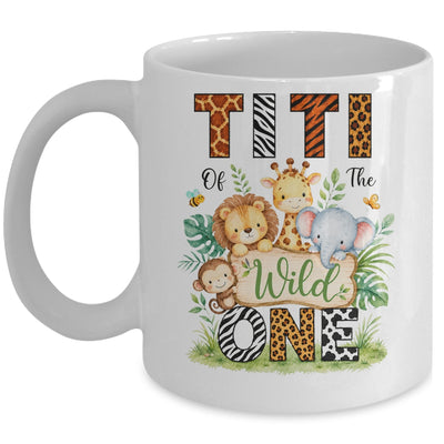 Titi Of The Wild One First Birthday Boy Jungle Safari Mug | teecentury