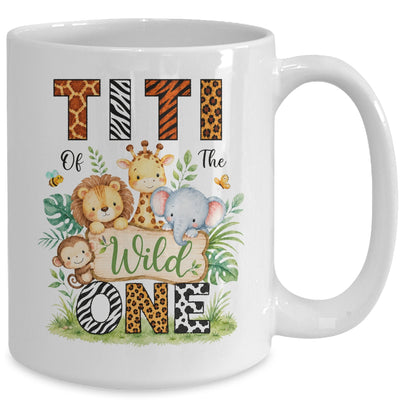 Titi Of The Wild One First Birthday Boy Jungle Safari Mug | teecentury